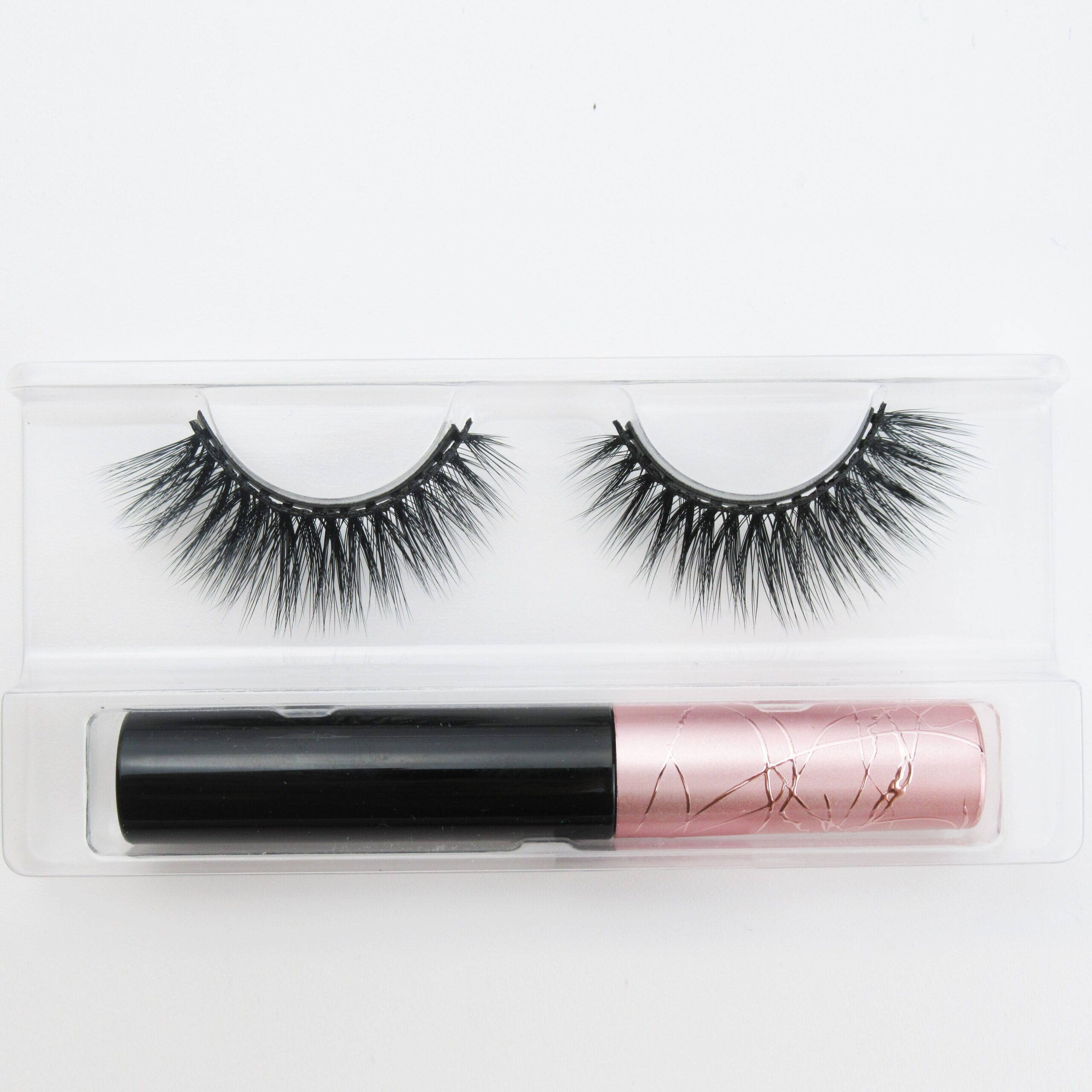 DF04 custom packed magnetic lashes with 12 small magnets(4)